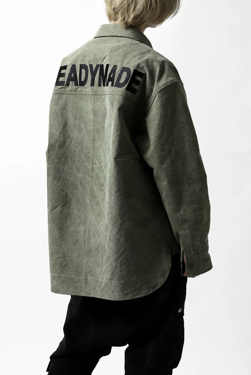 READYMADE OVERSIZE SHIRT (KHAKI GREEN #A) - Image 49
