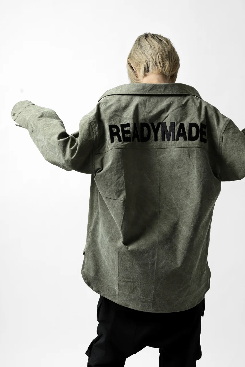 READYMADE OVERSIZE SHIRT (KHAKI GREEN #A) - Image 52