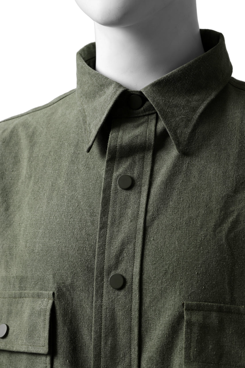 READYMADE OVERSIZE SHIRT (KHAKI GREEN #B) - Image 10