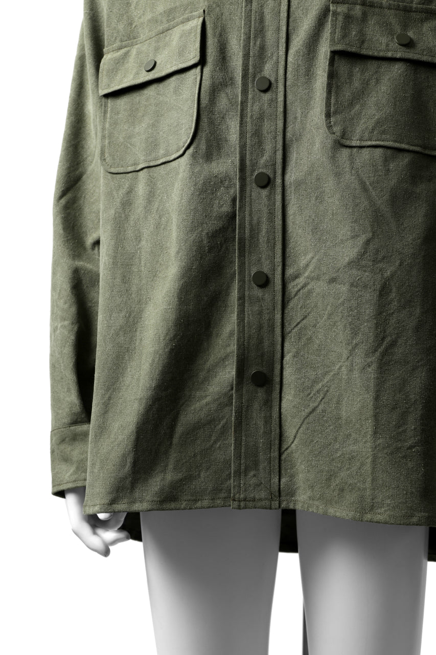 READYMADE OVERSIZE SHIRT (KHAKI GREEN #B) - Image 13