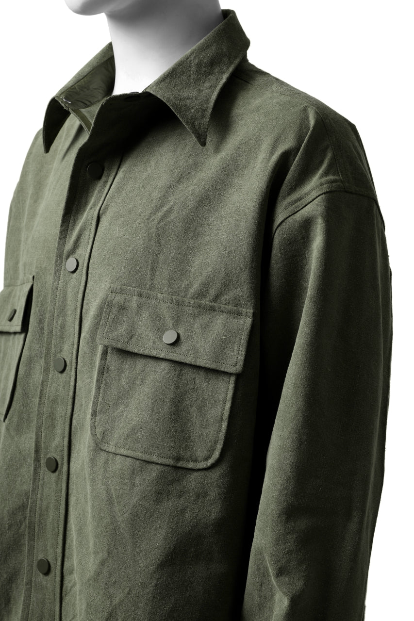 READYMADE OVERSIZE SHIRT (KHAKI GREEN #B) - Image 14