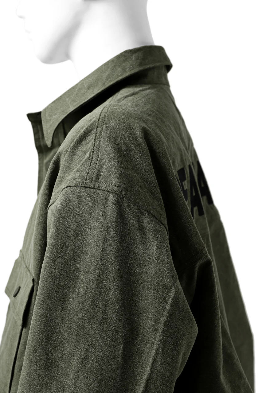 READYMADE OVERSIZE SHIRT (KHAKI GREEN #B) - Image 15