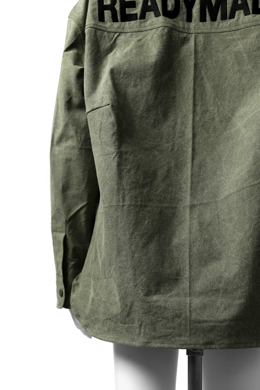 READYMADE OVERSIZE SHIRT (KHAKI GREEN #B) - Image 18