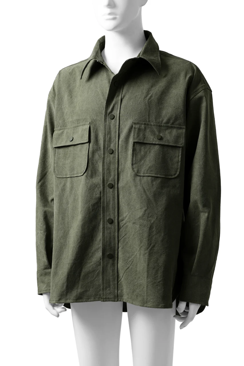 READYMADE OVERSIZE SHIRT (KHAKI GREEN #B) - Image 2