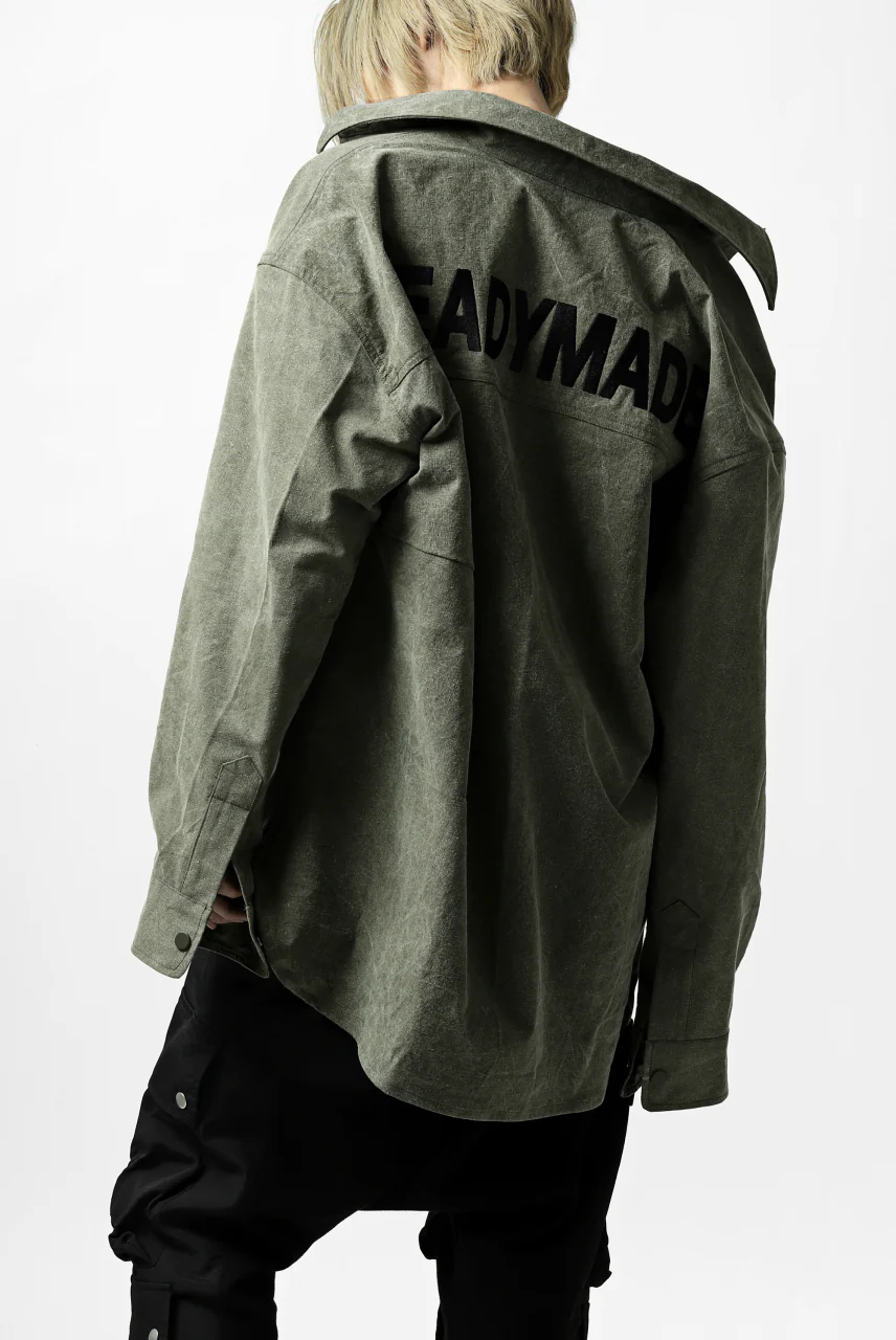 READYMADE OVERSIZE SHIRT (KHAKI GREEN #B) - Image 27