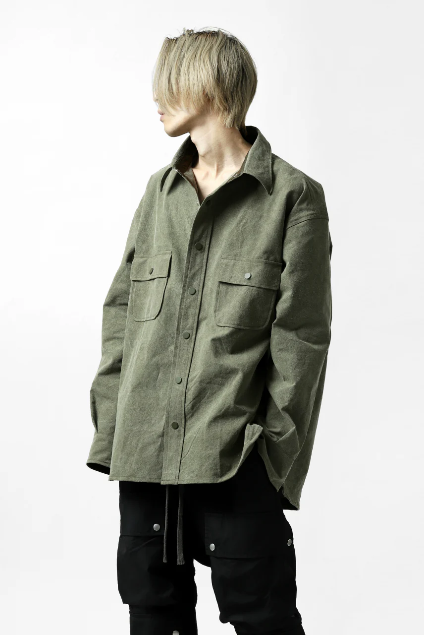 READYMADE OVERSIZE SHIRT (KHAKI GREEN #B) - Image 28