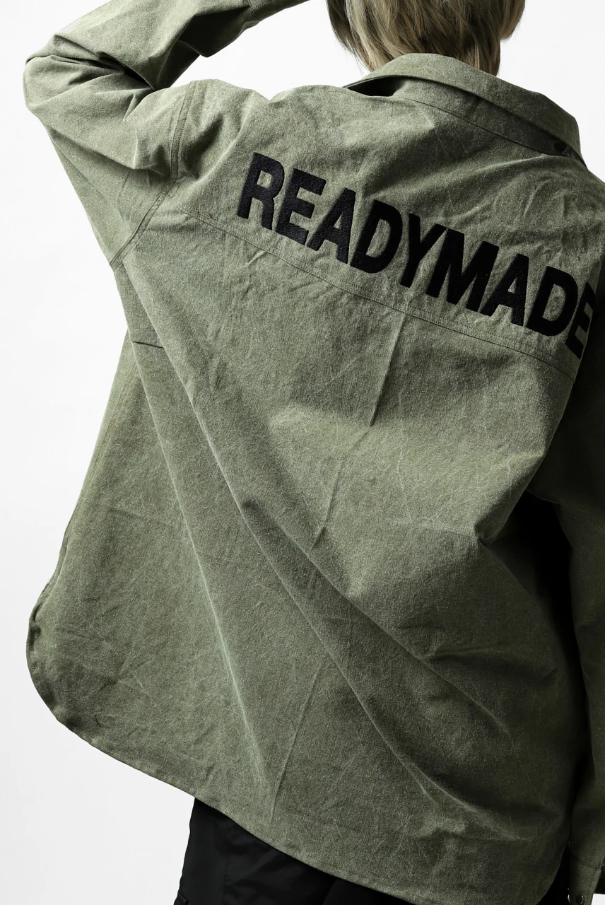 READYMADE OVERSIZE SHIRT (KHAKI GREEN #B) - Image 33