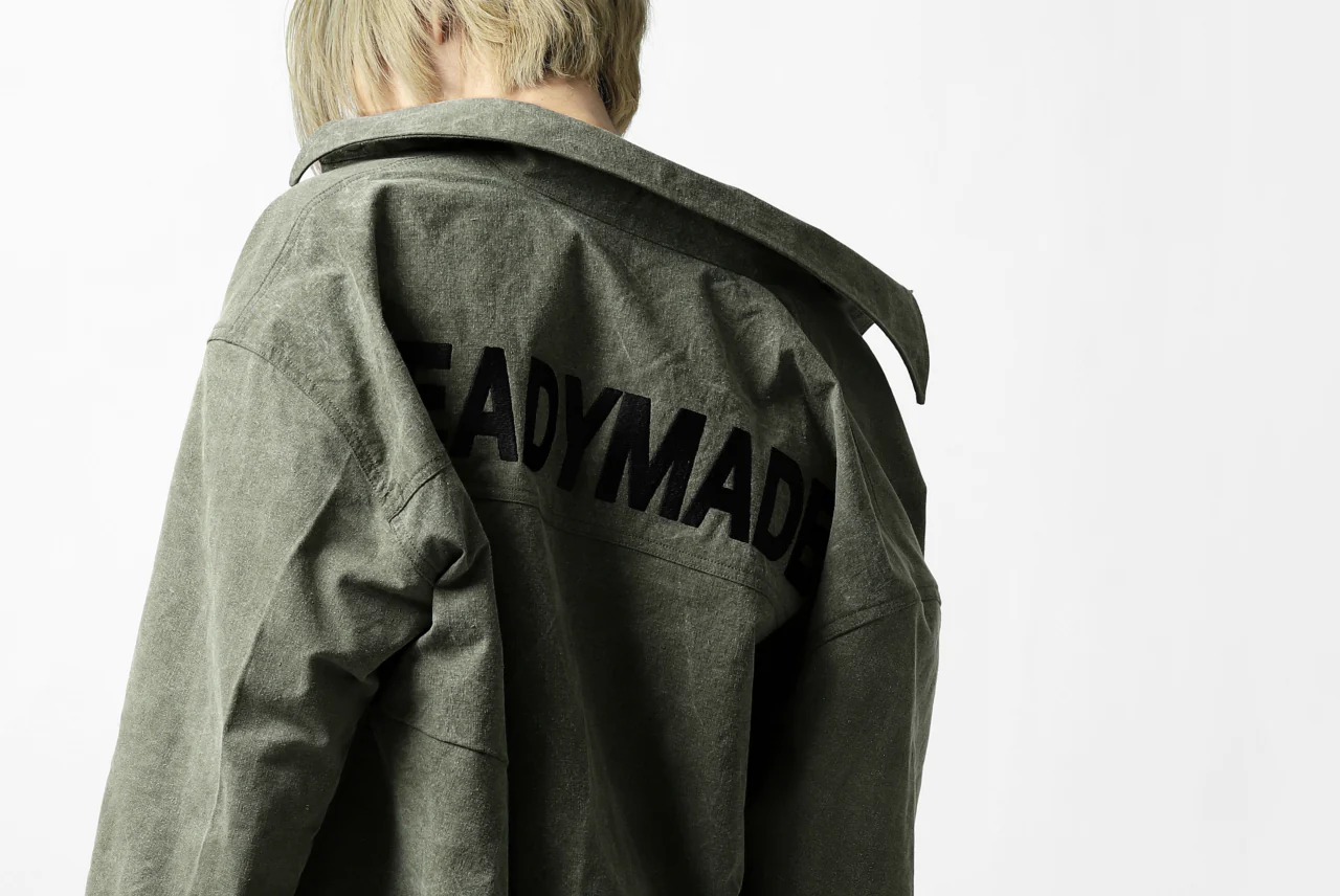 READYMADE OVERSIZE SHIRT (KHAKI GREEN #B) - Image 36