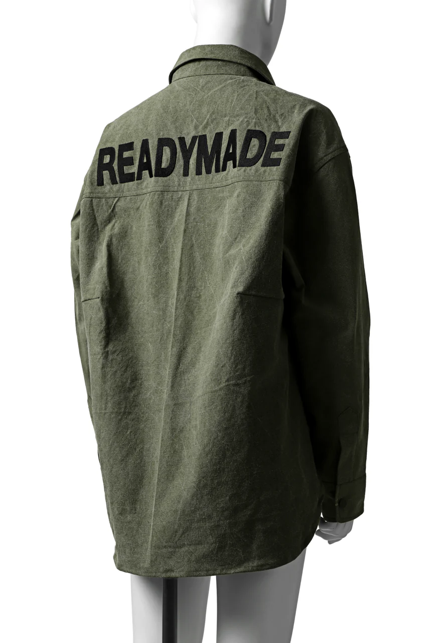 READYMADE OVERSIZE SHIRT (KHAKI GREEN #B) - Image 6