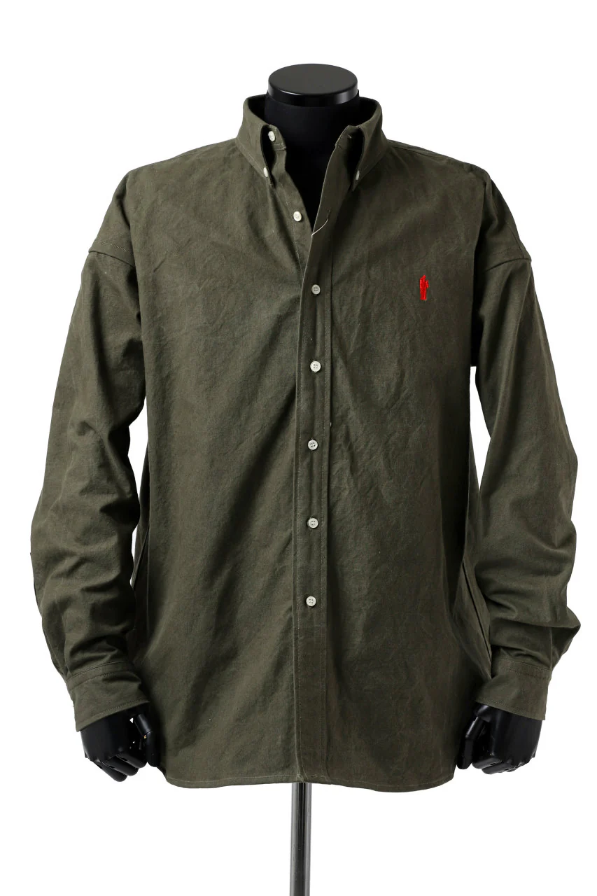 READYMADE OVERSIZE SHIRT (KHAKI GREEN / SIZE.1)