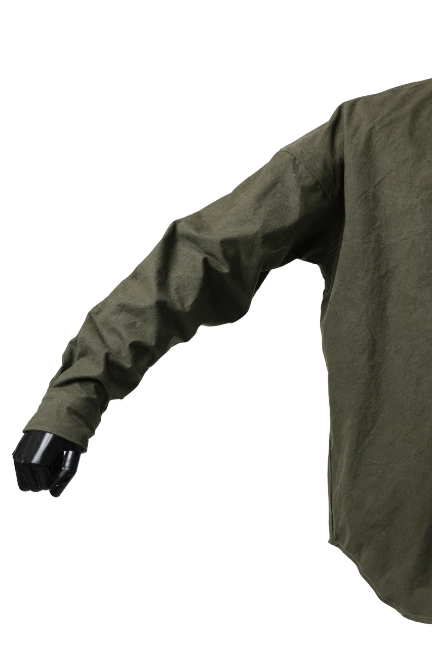 READYMADE OVERSIZE SHIRT (KHAKI GREEN / SIZE.1) - Image 11