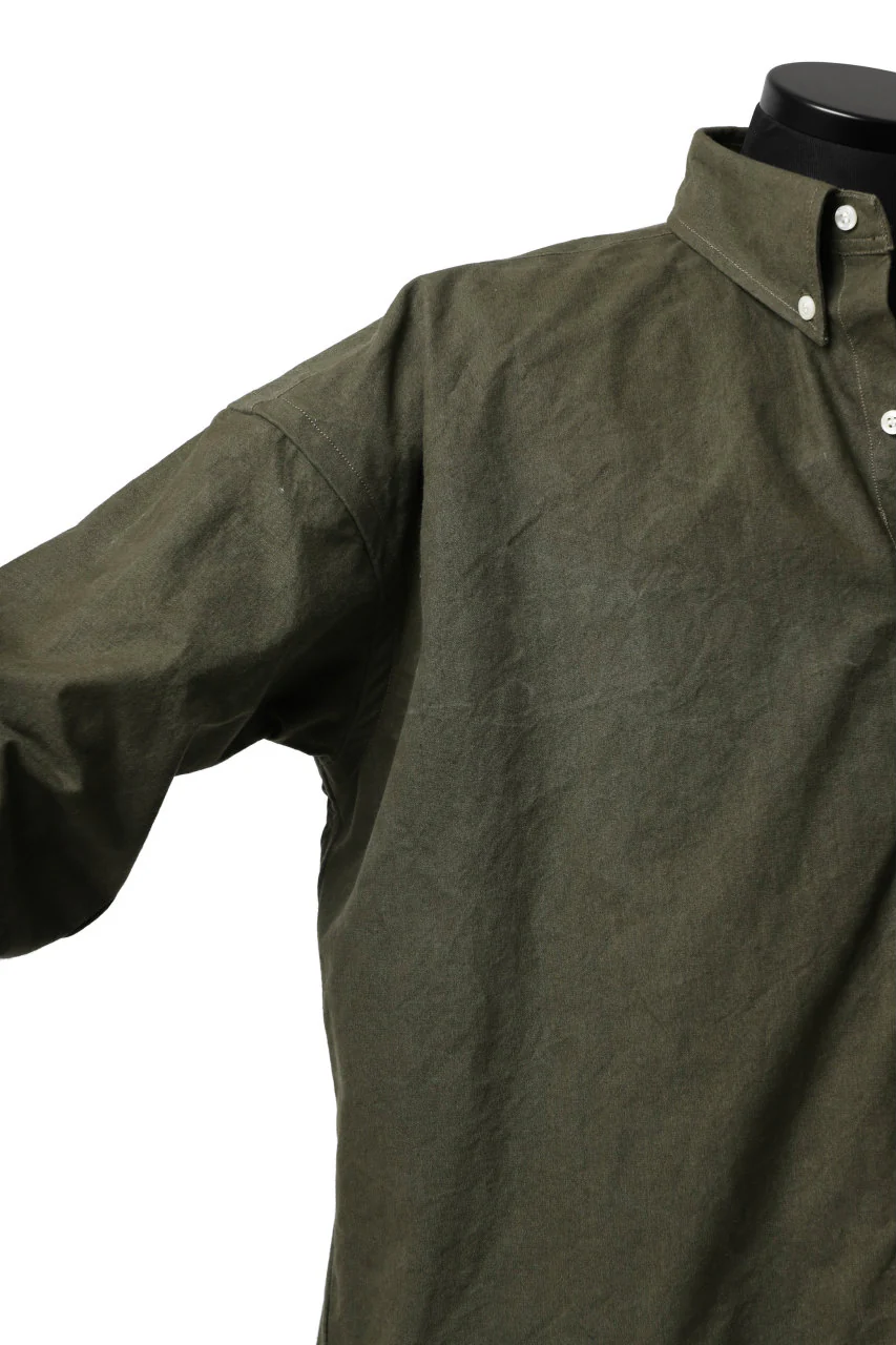 READYMADE OVERSIZE SHIRT (KHAKI GREEN / SIZE.1) - Image 12