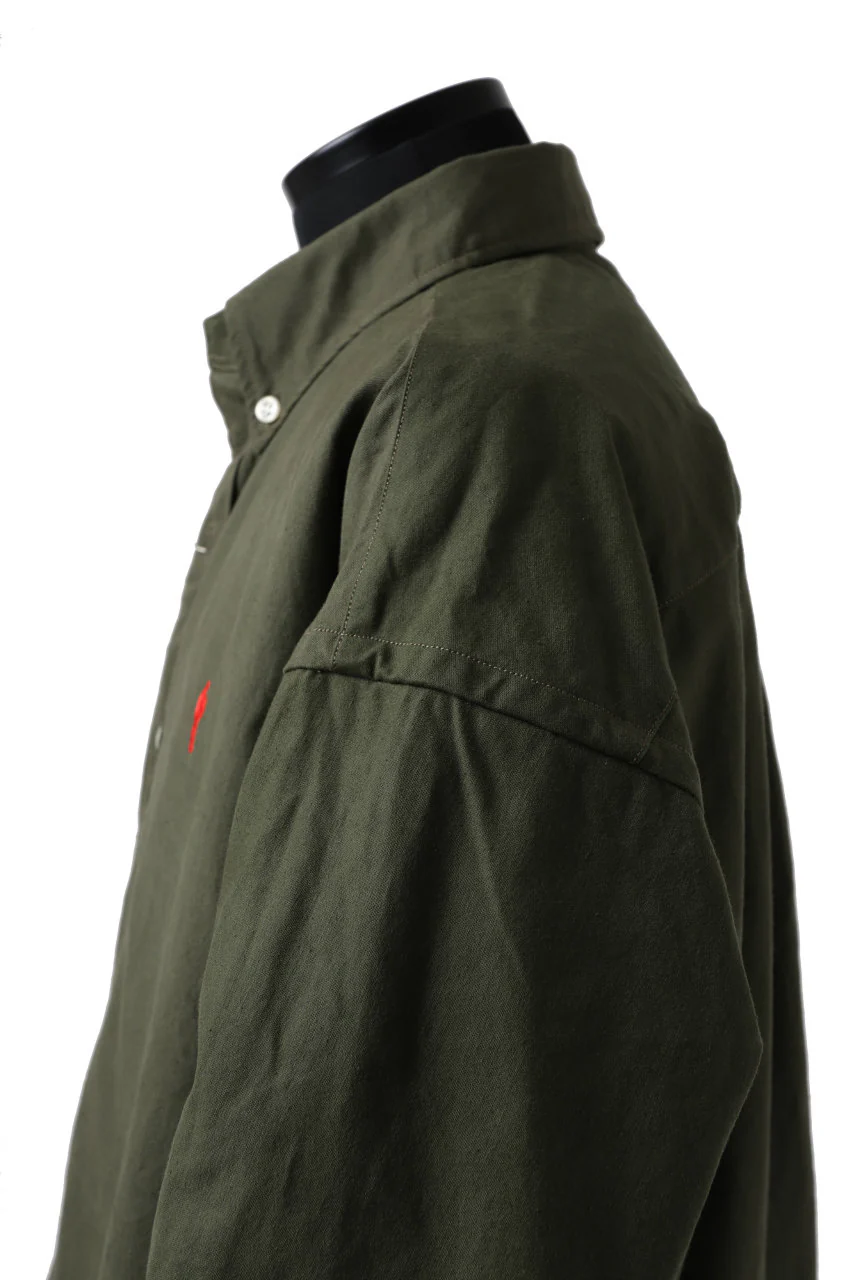 READYMADE OVERSIZE SHIRT (KHAKI GREEN / SIZE.2) - Image 16