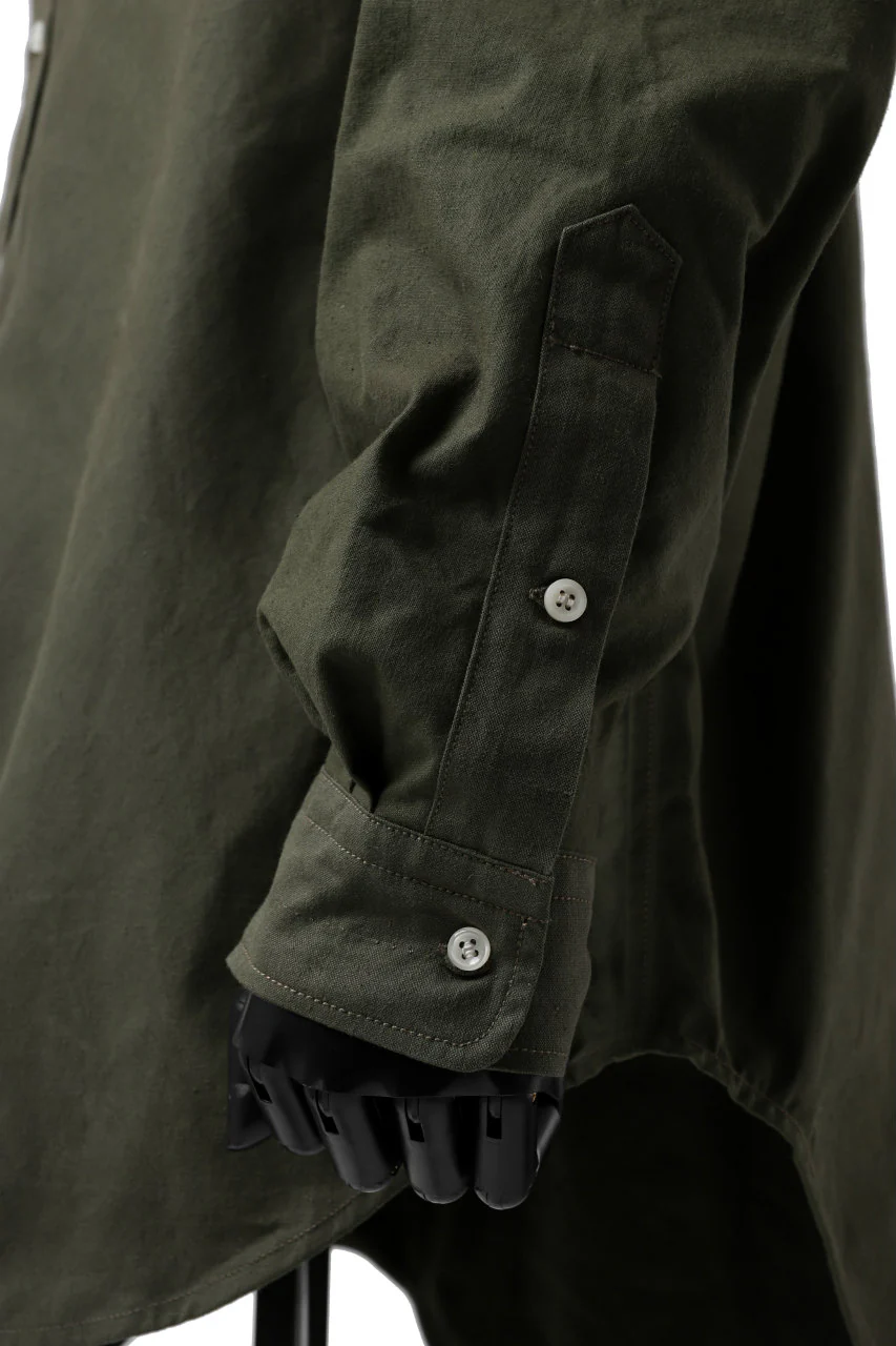 READYMADE OVERSIZE SHIRT (KHAKI GREEN / SIZE.2) - Image 17