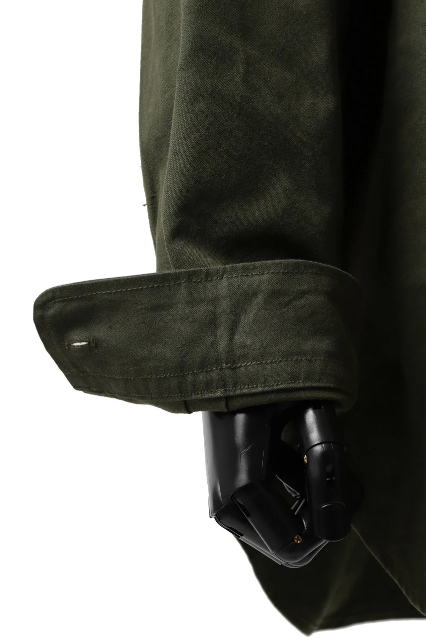 READYMADE OVERSIZE SHIRT (KHAKI GREEN / SIZE.2) - Image 18