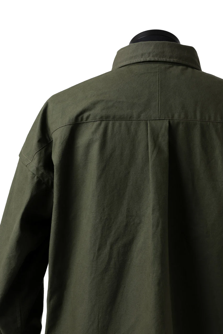 READYMADE OVERSIZE SHIRT (KHAKI GREEN / SIZE.2) - Image 19