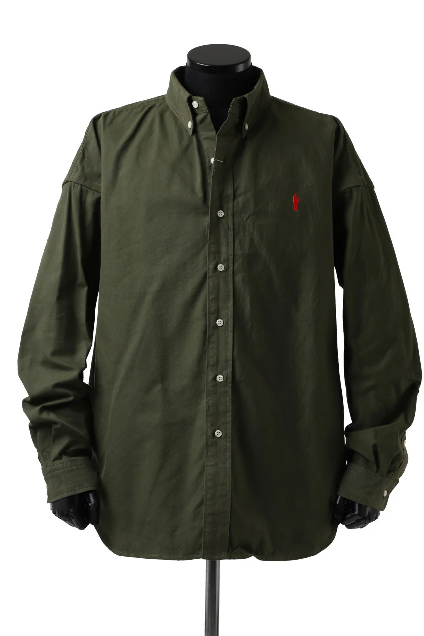 READYMADE OVERSIZE SHIRT (KHAKI GREEN / SIZE.2) - Image 2