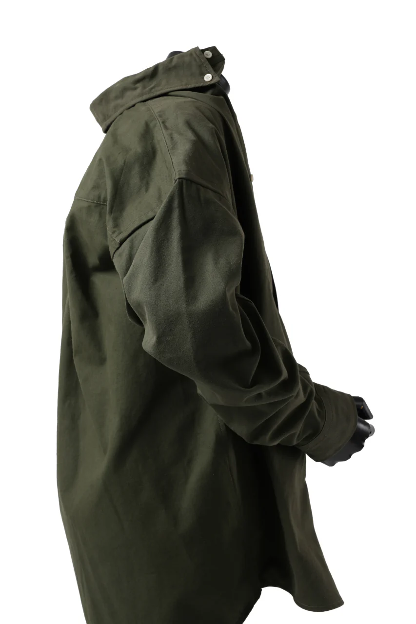 READYMADE OVERSIZE SHIRT (KHAKI GREEN / SIZE.2) - Image 20