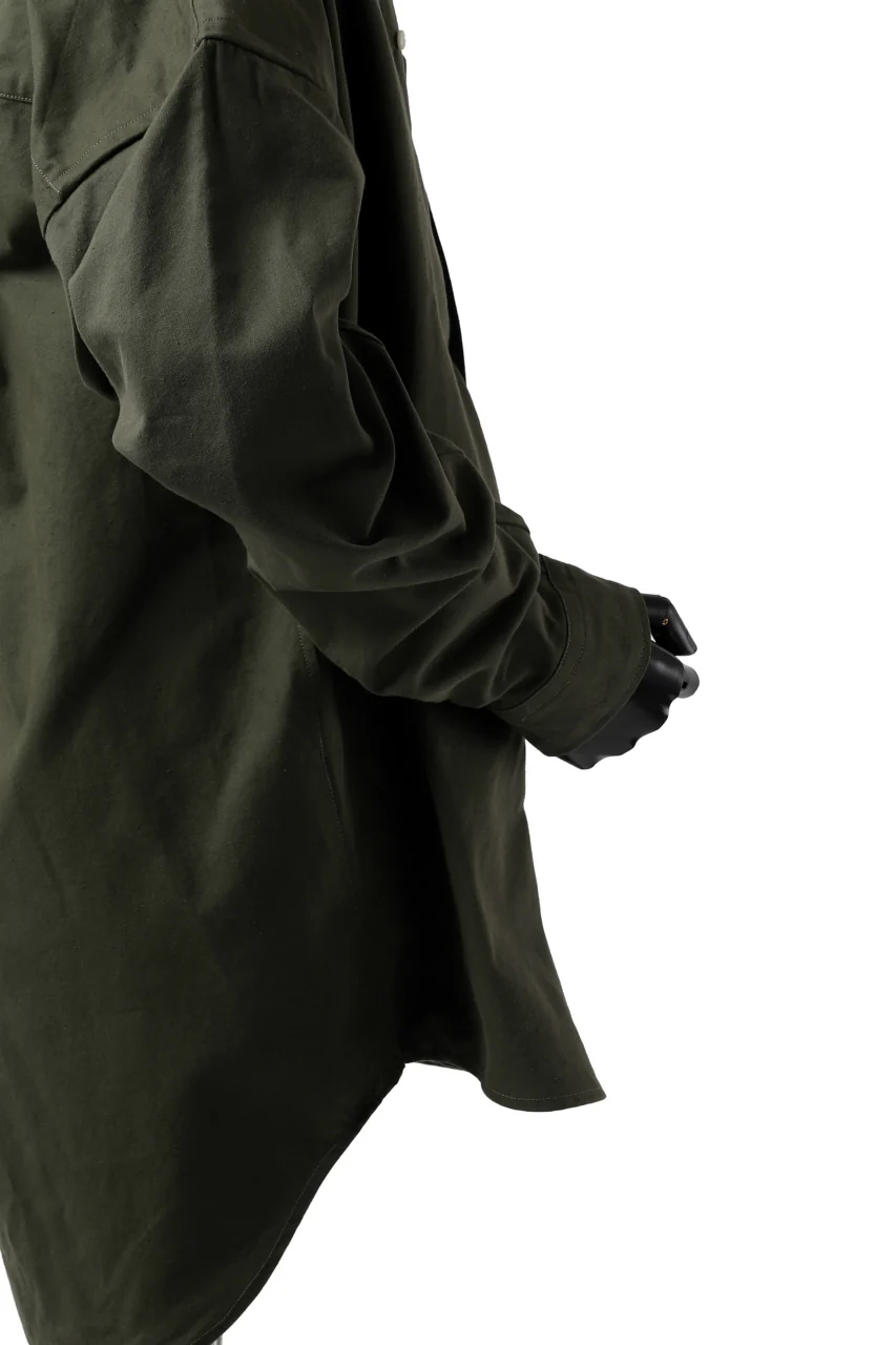READYMADE OVERSIZE SHIRT (KHAKI GREEN / SIZE.2) - Image 21