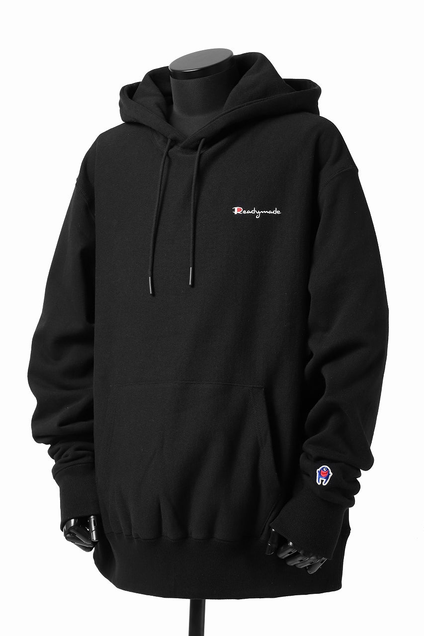READYMADE PIONCHAM SWEAT HOODIE (BLACK) - Image 2