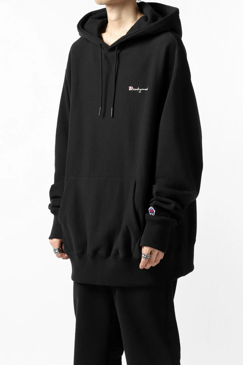 READYMADE PIONCHAM SWEAT HOODIE (BLACK) - Image 20