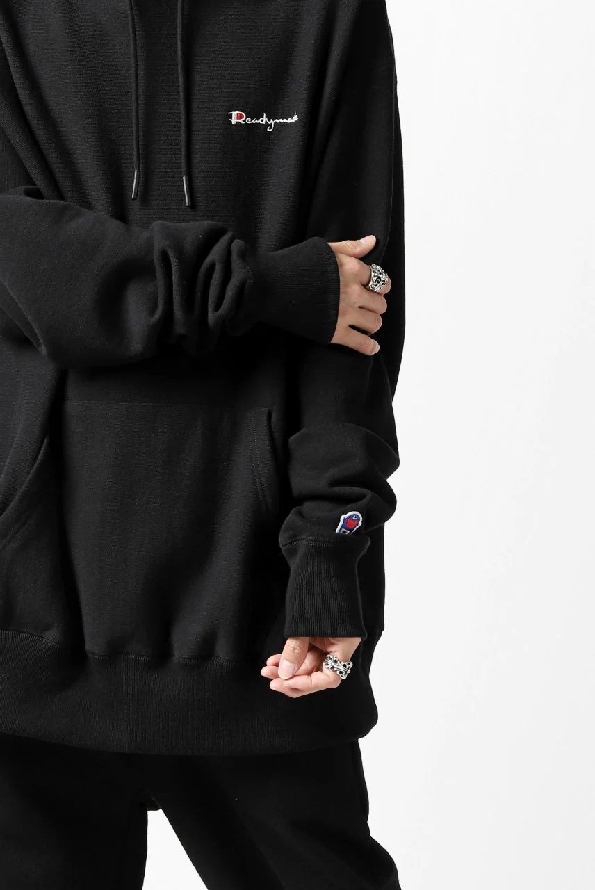 READYMADE PIONCHAM SWEAT HOODIE (BLACK) - Image 28