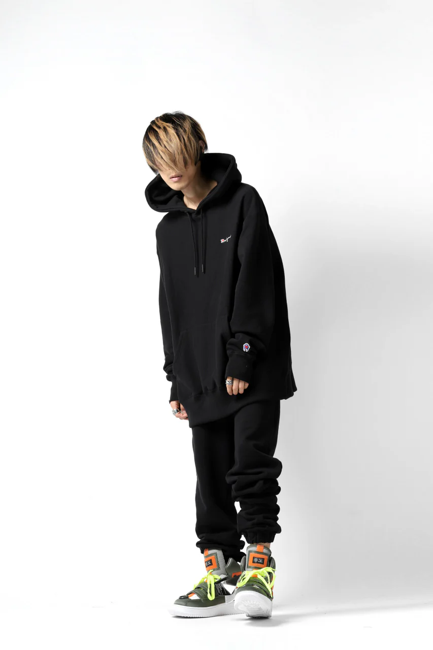 READYMADE PIONCHAM SWEAT HOODIE (BLACK) - Image 35