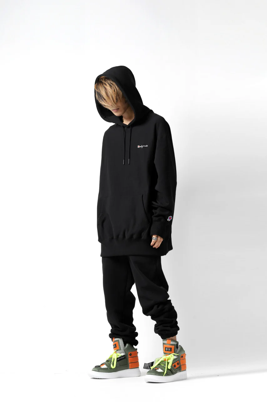 READYMADE PIONCHAM SWEAT HOODIE (BLACK) - Image 37