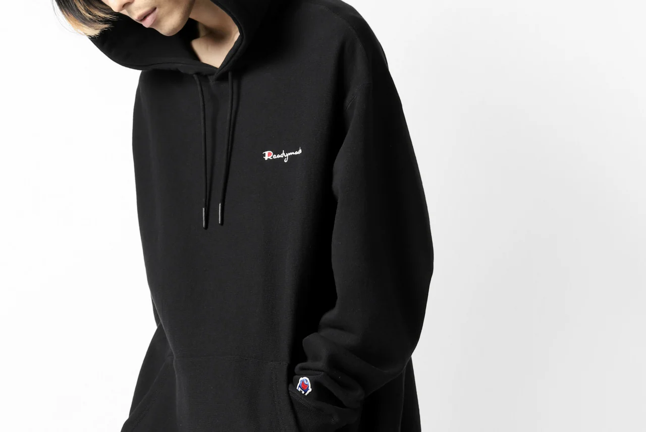 READYMADE PIONCHAM SWEAT HOODIE (BLACK) - Image 42