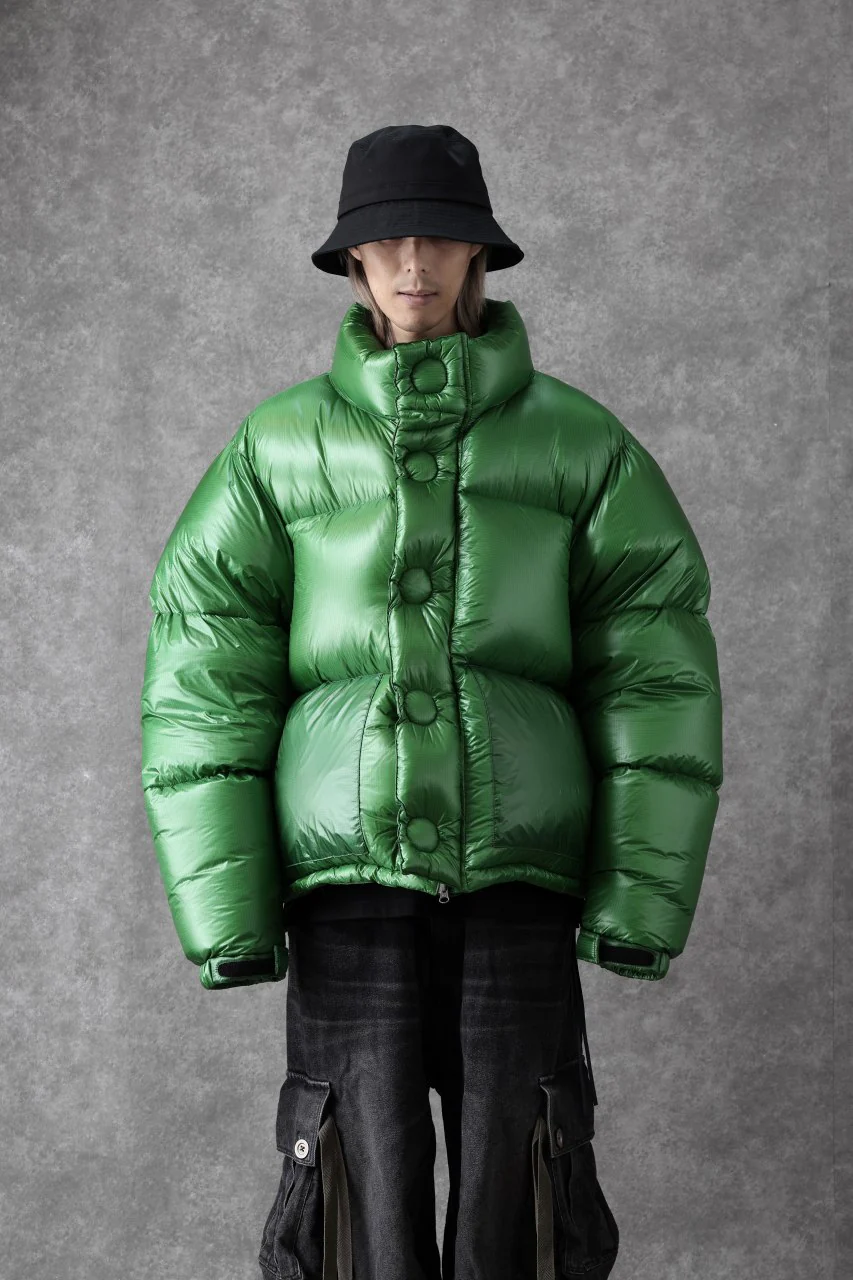 READYMADE PUFFY DOWN JACKET (GREEN) - Image 7