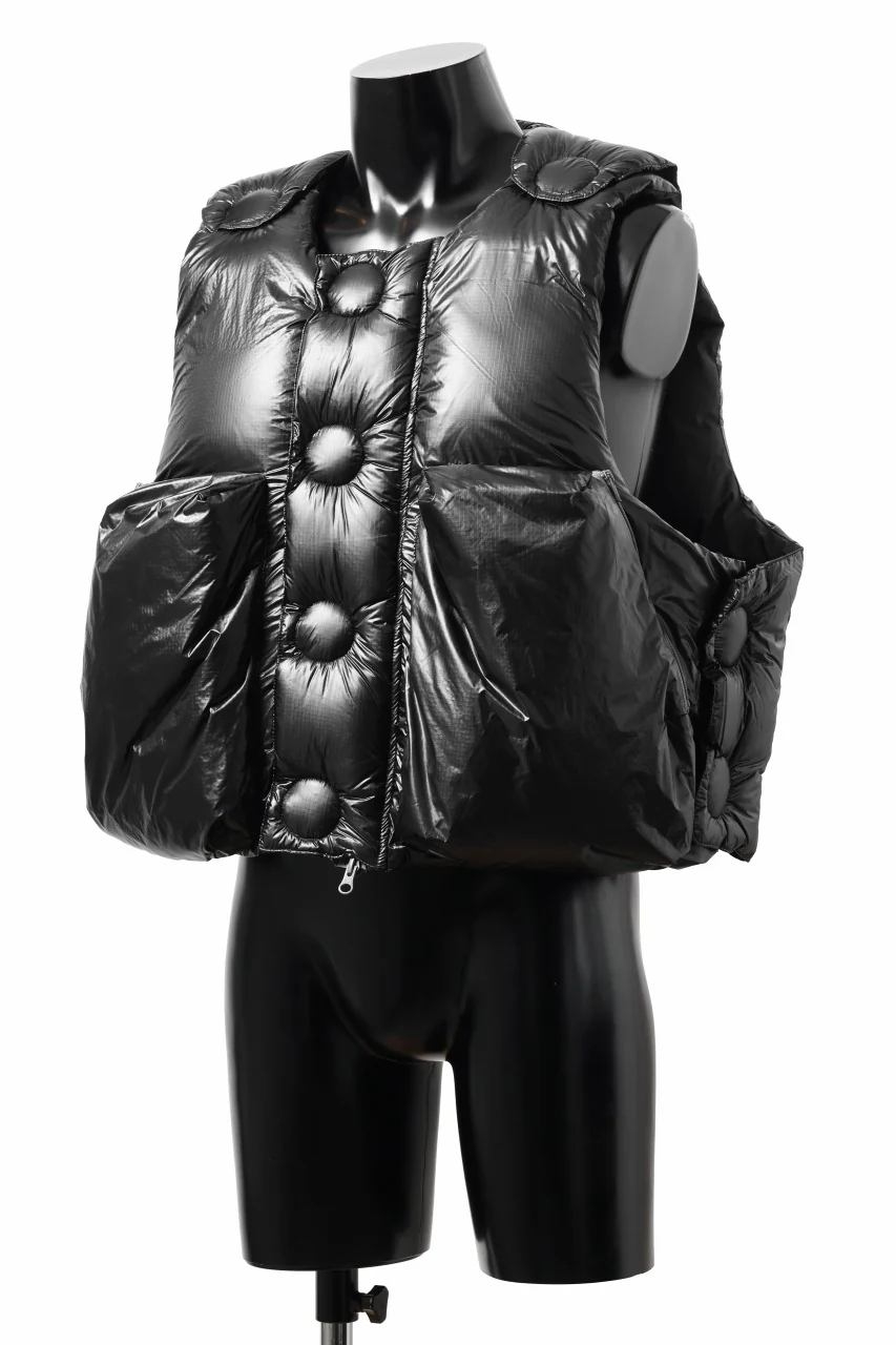 READYMADE PUFFY DOWN VEST (BLACK) - Image 5