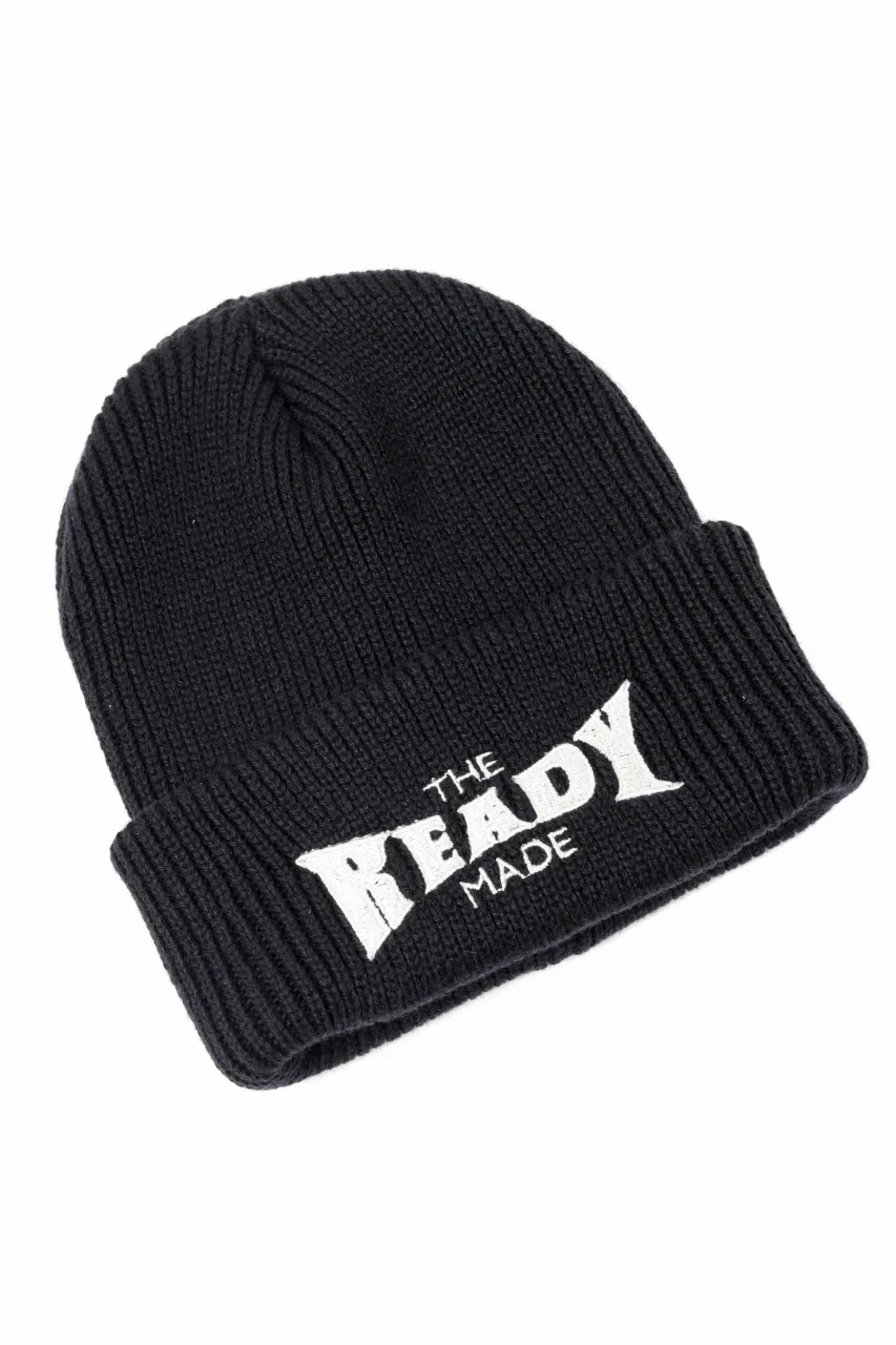 READYMADE RECYCLE WOOL KNIT CAP (BLACK) - Image 4