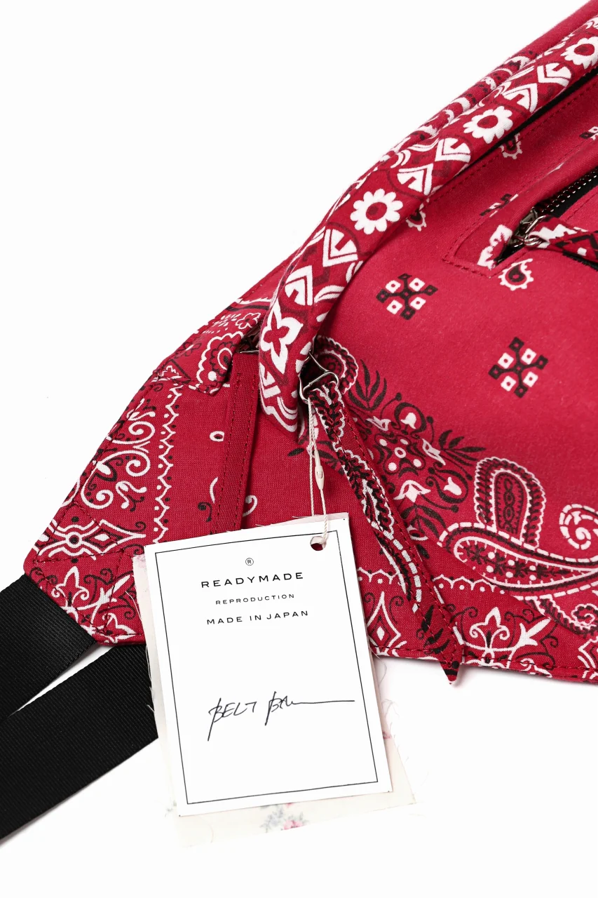 READYMADE RED BANDANA BELT BAG - Image 10