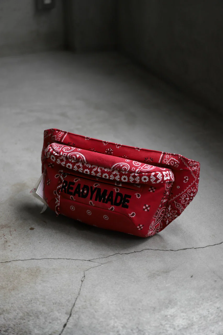 READYMADE RED BANDANA BELT BAG - Image 17