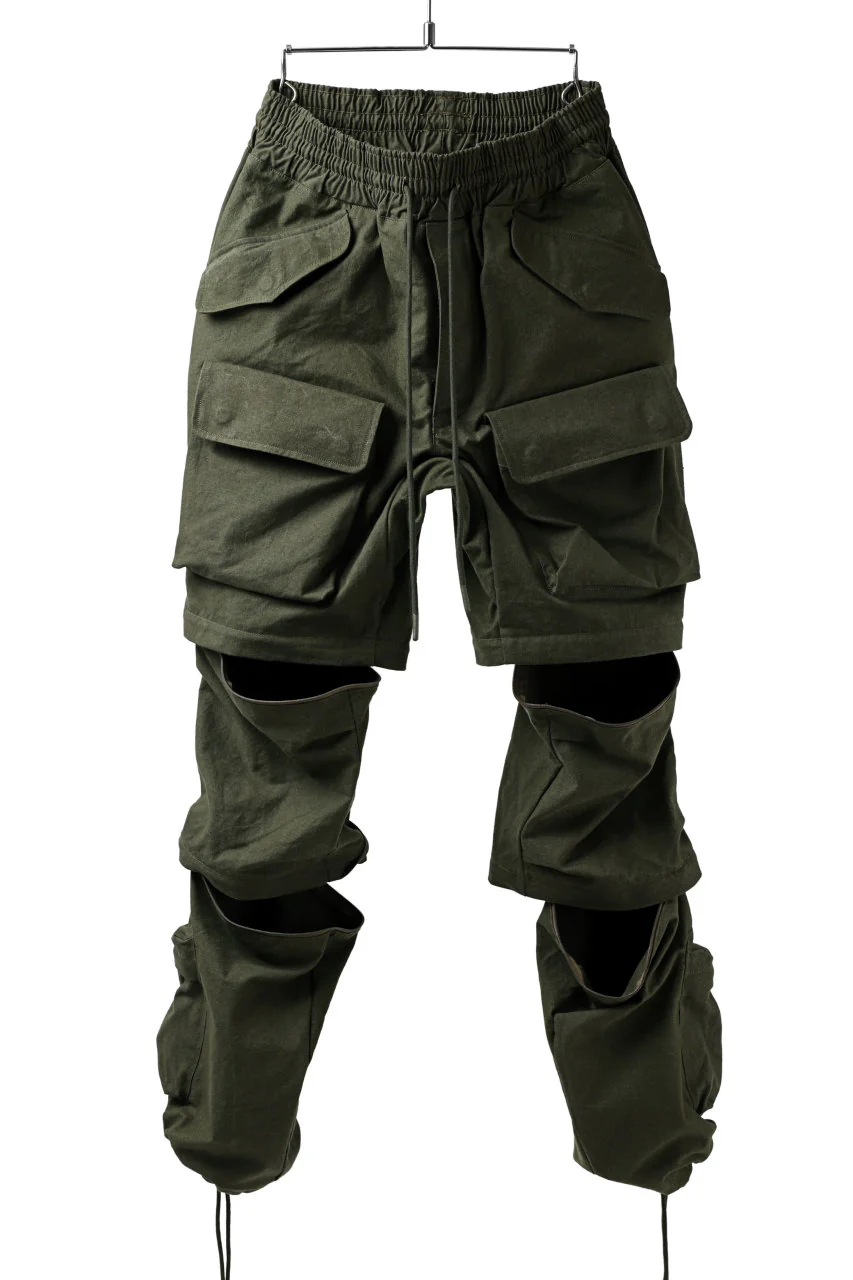 READYMADE REMOVAL PANTS (KHAKI GREEN#A) - Image 16