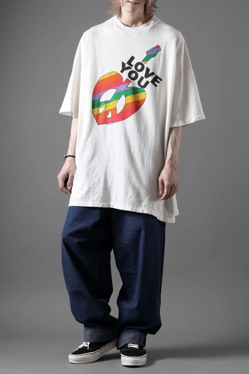 READYMADE S/S LOVE YOU T-SHIRT (WHITE) - Image 16