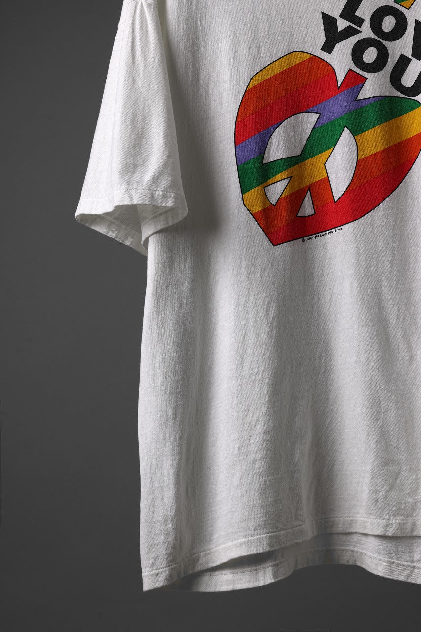 READYMADE S/S LOVE YOU T-SHIRT (WHITE) - Image 9