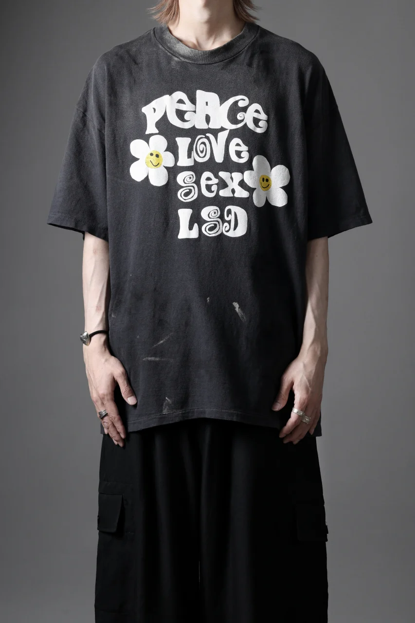 READYMADE S/S PEACE T-SHIRT (BLACK) - Image 3