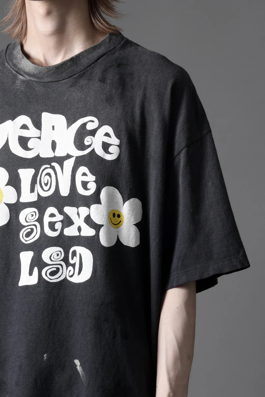 READYMADE S/S PEACE T-SHIRT (BLACK) - Image 43