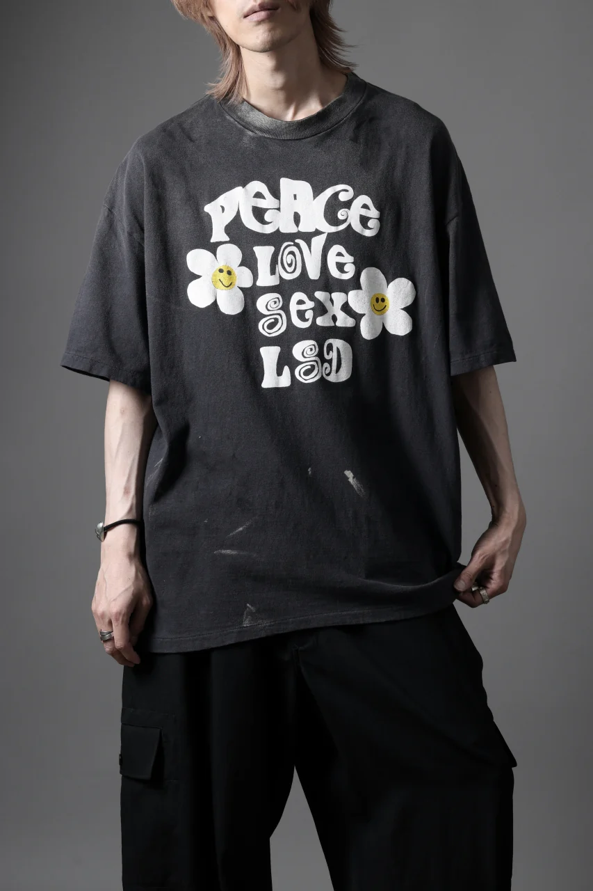 READYMADE S/S PEACE T-SHIRT (BLACK) - Image 5