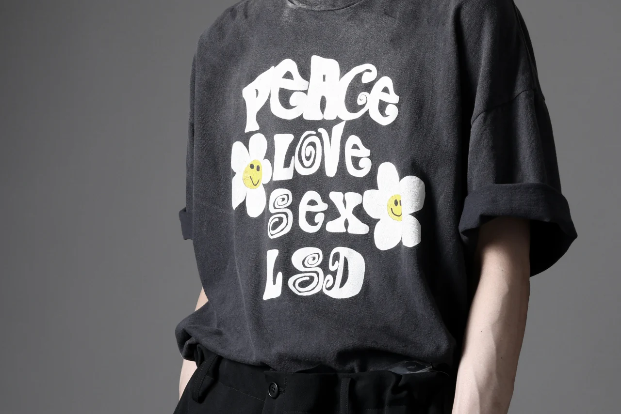READYMADE S/S PEACE T-SHIRT (BLACK) - Image 58