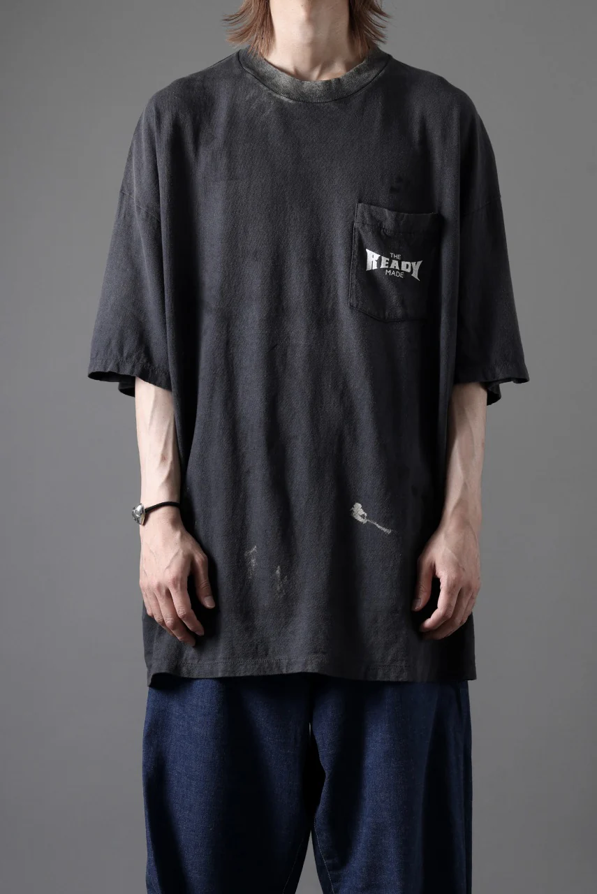 READYMADE S/S POCKET T-SHIRT (BLACK) - Image 10