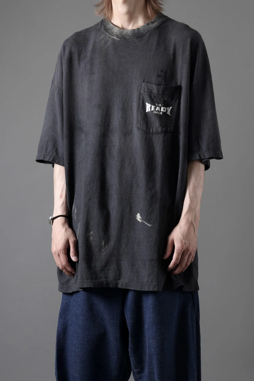 READYMADE S/S POCKET T-SHIRT (BLACK) - Image 11