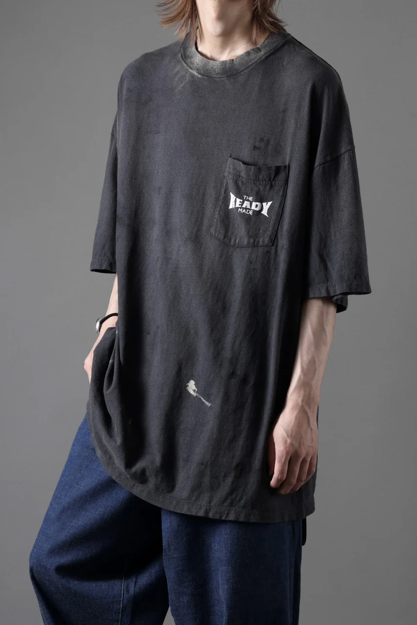 READYMADE S/S POCKET T-SHIRT (BLACK) - Image 12