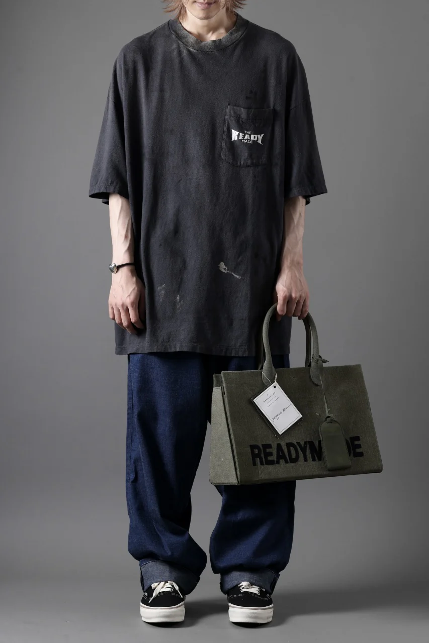 READYMADE S/S POCKET T-SHIRT (BLACK) - Image 19