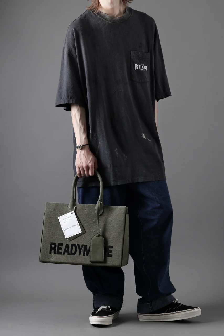 READYMADE S/S POCKET T-SHIRT (BLACK) - Image 23