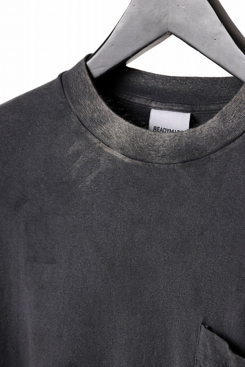 READYMADE S/S POCKET T-SHIRT (BLACK) - Image 8