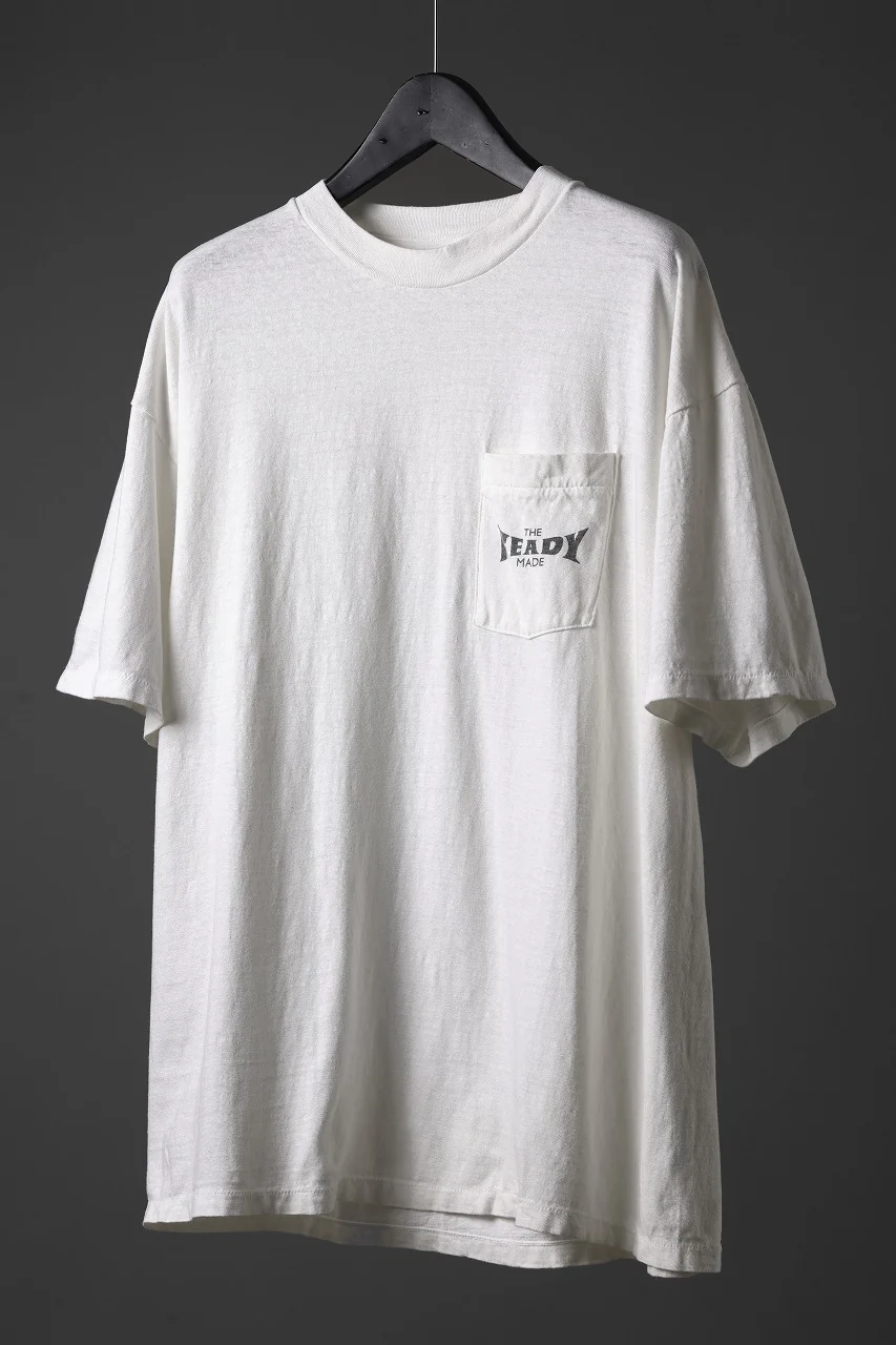 READYMADE S/S POCKET T-SHIRT (WHITE) - Image 8