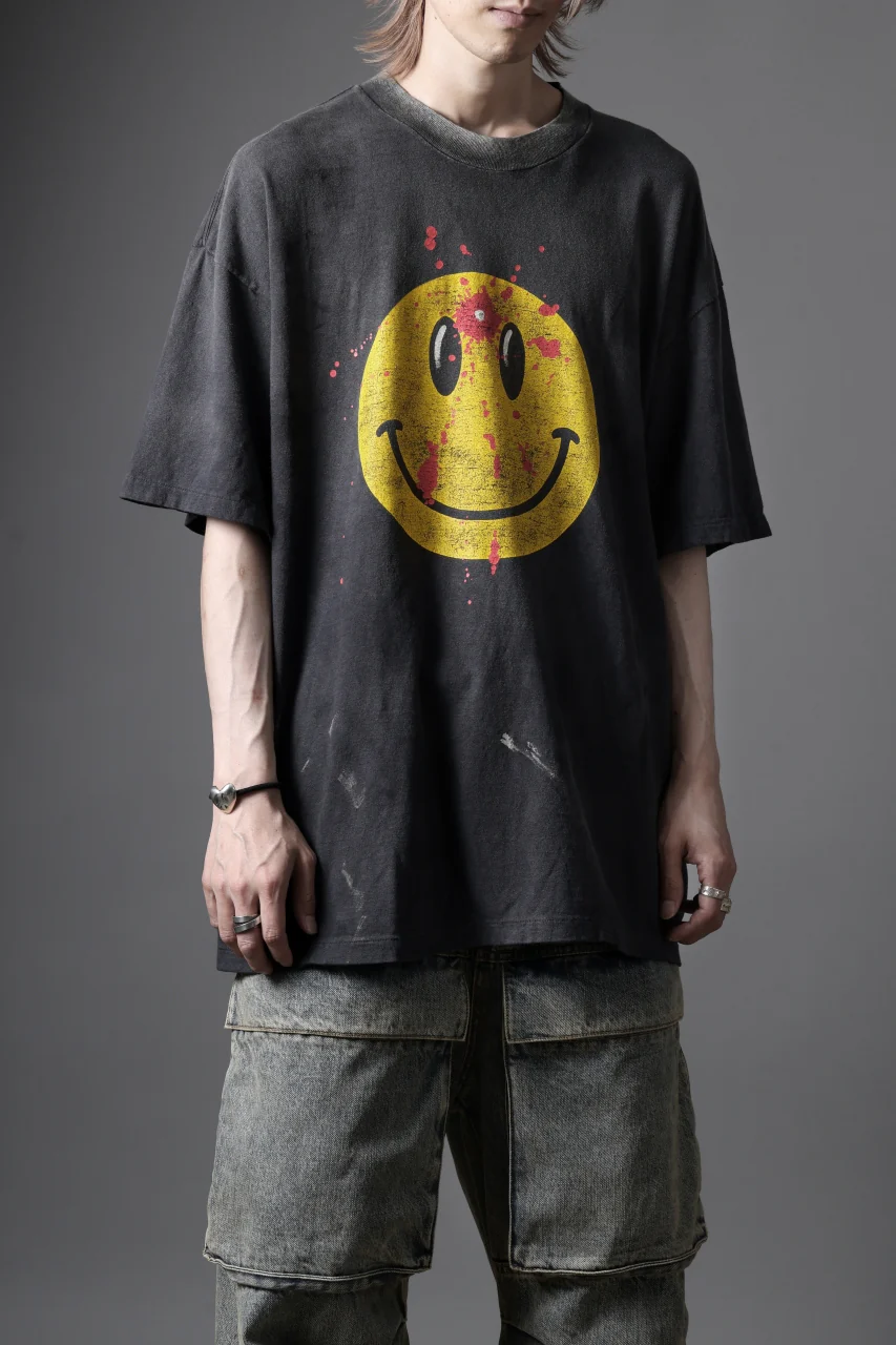 READYMADE S/S SMILE T-SHIRT (BLACK) - Image 29