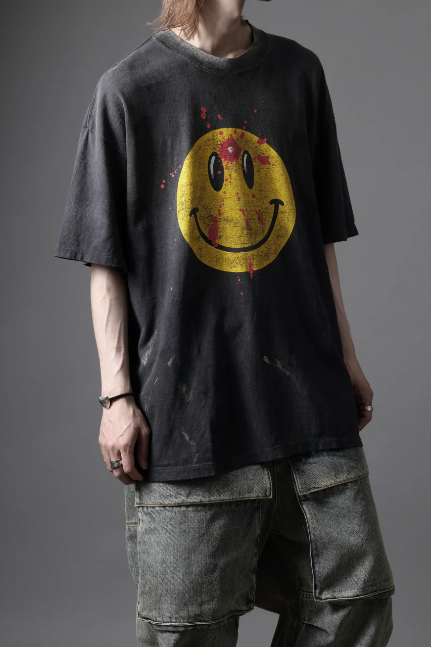 READYMADE S/S SMILE T-SHIRT (BLACK) - Image 30